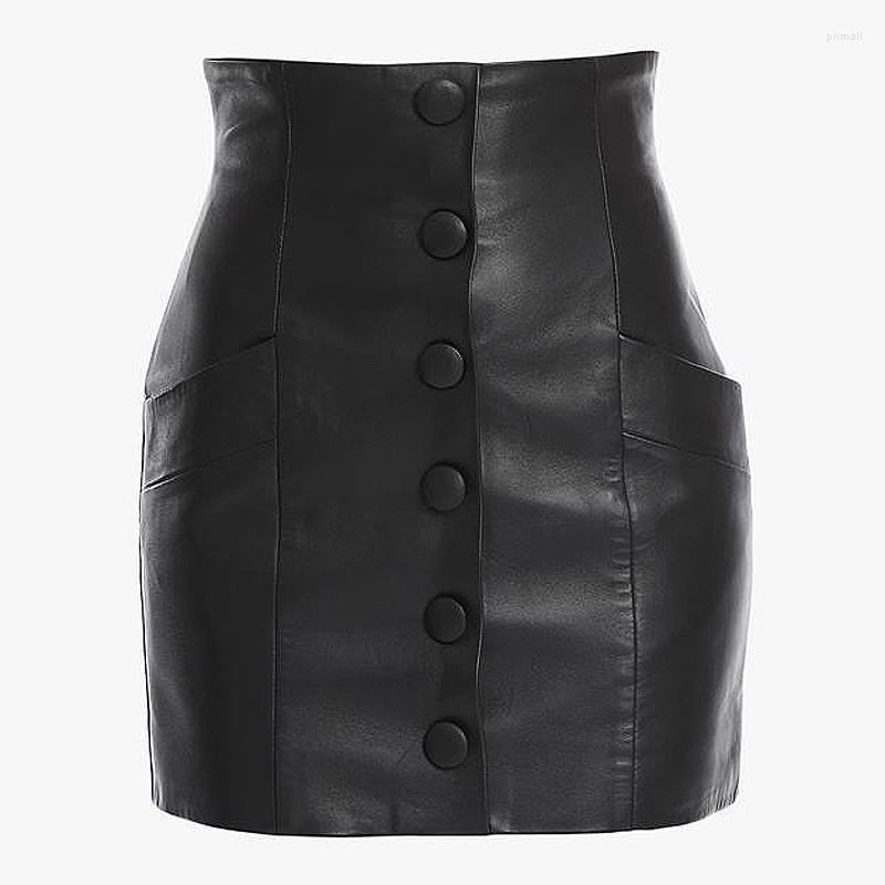 

Skirts Spring And Autumn 2023 High-quality European American Fashion Ladies Net Red A-line Short, Black