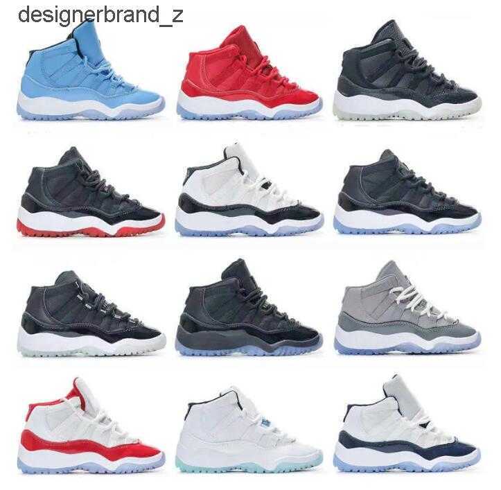 

11 2023 Jumpman Cool Grey XI Cherry Toddler shoes Bred Space Jam Kids Basketball Shoes Sneaker Concord University Red Gamm Blue Black Cat KZQQ