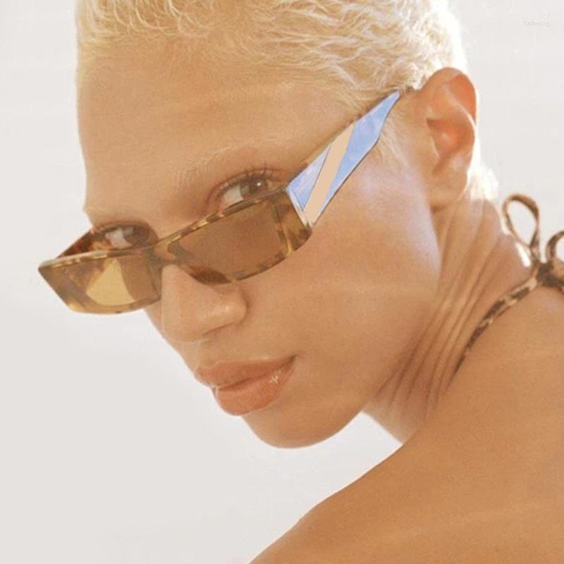 

Sunglasses HKNA Small Frame Mirror Women Square Sun Glasses For Green Shades Rectangle Gafas De Sol Hombre