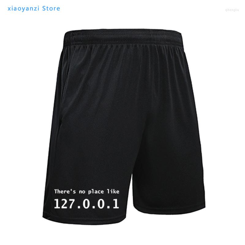 

Men' Shorts IP Address Men Women Summer Sports Set There' No Place Like 127.0.0.1 Computer Geek Comedy Sweatpants Pants OT-852, Solid