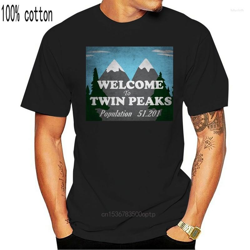 

Men's T Shirts Welcome To Twin Peaks - Shirt 110 Davidynch Arrival Male Tees Casual Boy T-Shirt Tops Discounts, White