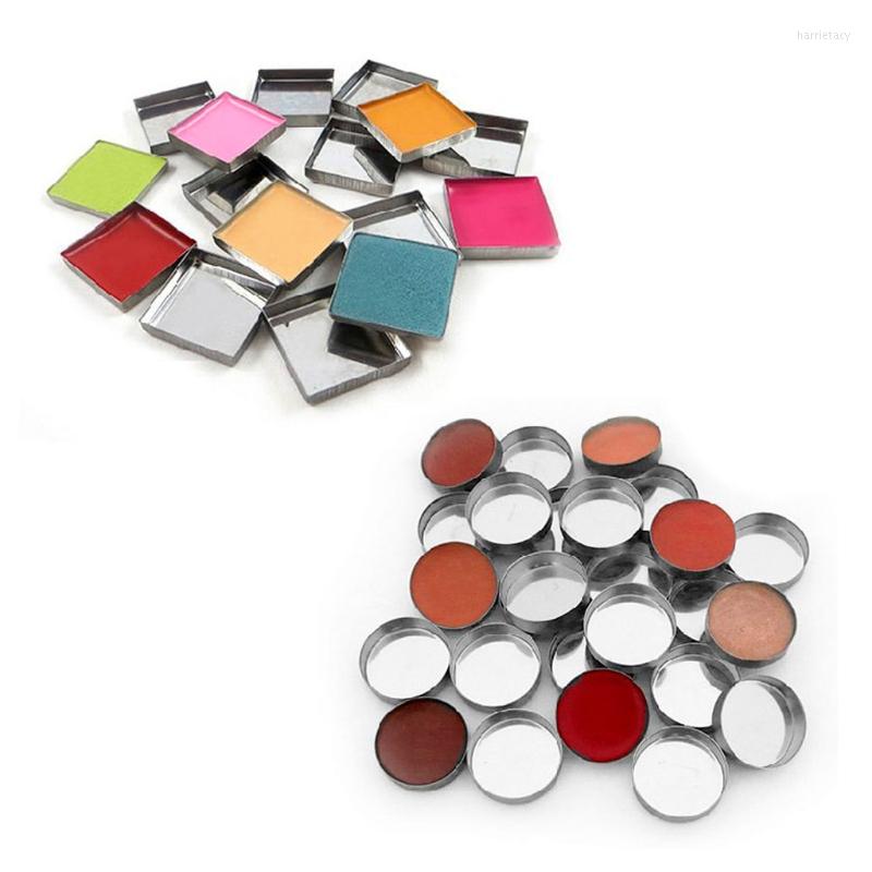 

Makeup Sponges 10pcs Empty Eyeshadow Palette Powder Pans Pot Storage Responsive To Magnets Drop