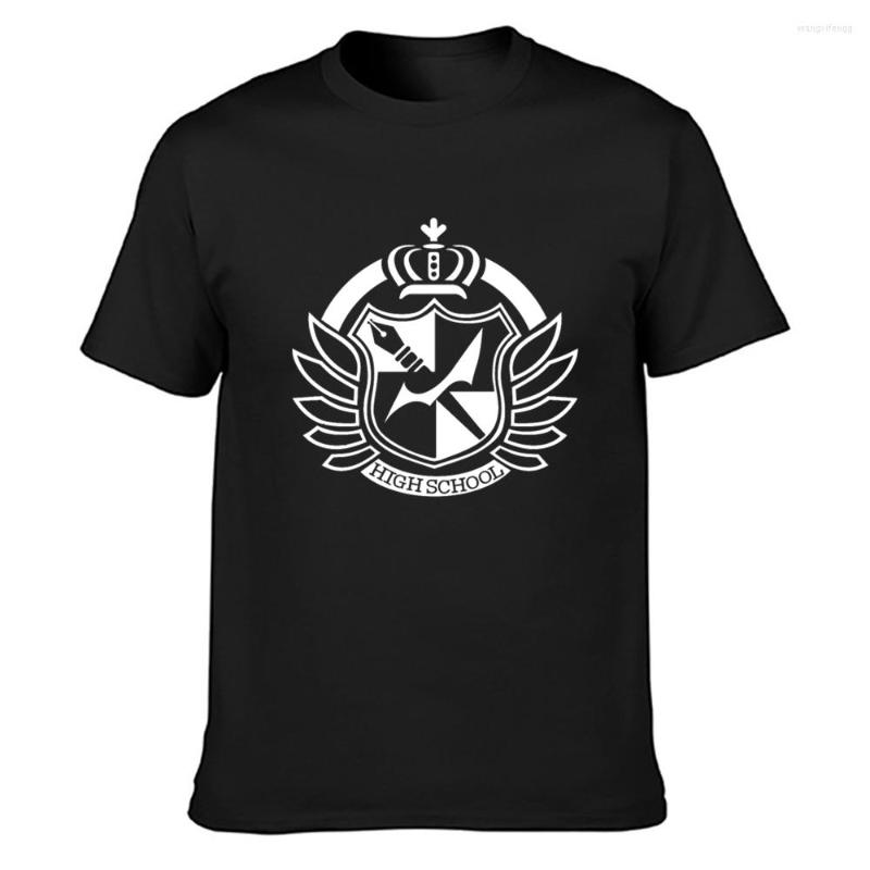 

Men' T Shirts Anime Danganronpa Dangan Ronpa Cosplay Shirt Graphic Comfortable Cotton Summer Style Letters Formal Designs Round Collar, Black
