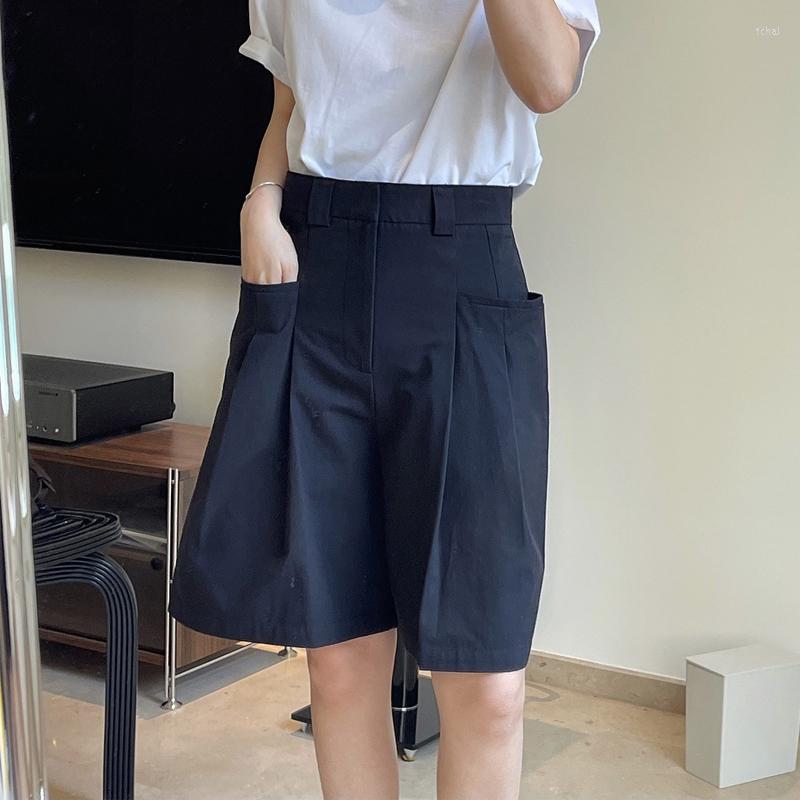 

Women's Shorts Summer Women's Casual Solid Color High Waist Loose Wide Leg, Khaki