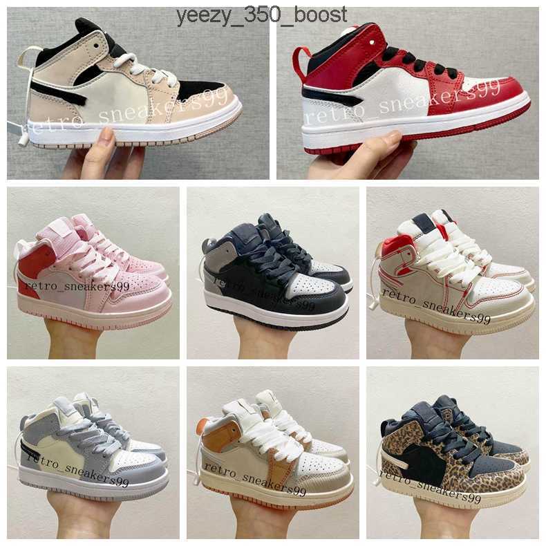 

infant designer kids shoes Jumpmans 1 1s Kid Basketball Shoe Paint Drip Light Smoke Grey Pink Quartz Shadow Lucky Boys Girls Toddler Outdoor C0U9
