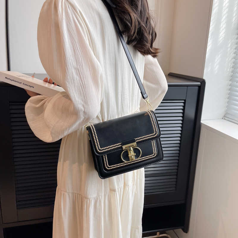 

NXY Embroidery Mini Flap Bags for Women 2023 Spring Designer Trend Fashion Crossbody Bags Female Handbags and Purses, Beige with khaki