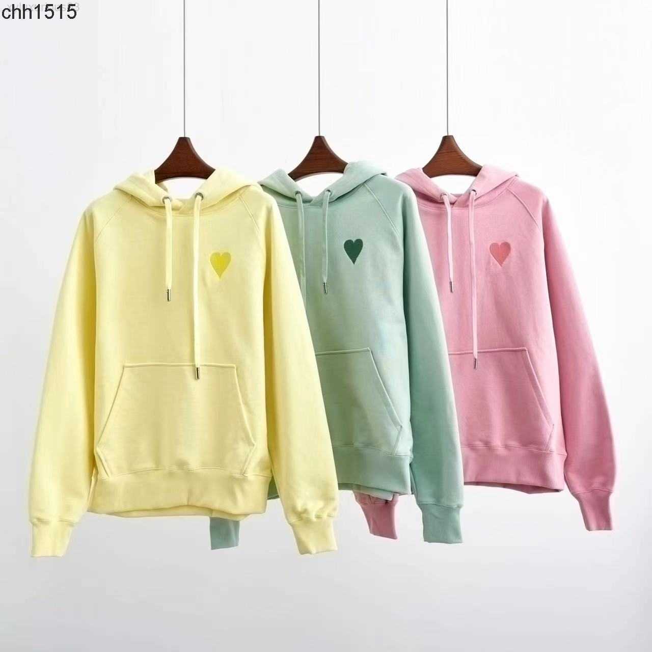 

Correct Version the Original 460 Gram Makaron Color Is Randomly Amis Compared with Men' and Women' Fashion Hoodie, Yellow