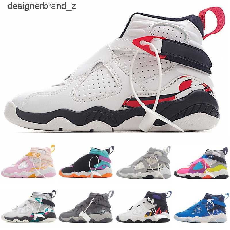 

Mens Jumpman 8s Basketball Shoes Outdoor Aqua Black South Beach Three Peat Doernbecher 8 Trainers SE White Multicolor Children Boy Girl Kid VQKB, As photo 4