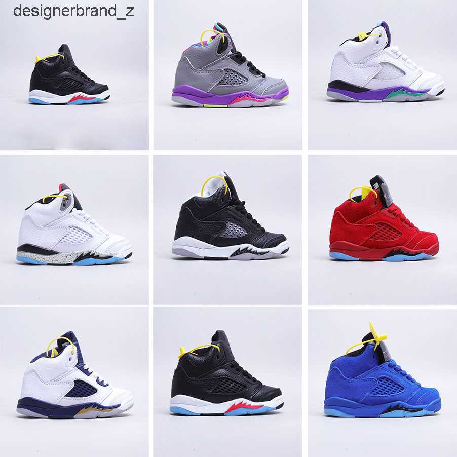 

Kids Basktball Sneaker 5s V UNC US 8C - 3Y Children Racer Blue Suede Oreo Fire Red Fresh Prince TOP 3 Girls Arctic Punch Pink Toddler 9OQ7, # 4