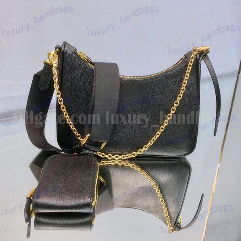 

Genuine leather handbag hobo designer bag luxury shoulder bag women fashion crossbody bags lady metal chain designer handbag hobo purse cowhide messenger bag, Black