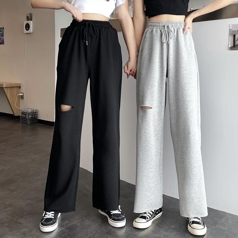 

Women's Pants & Capris Hip Hop High Waist Cargo Women Joggers 2023 Street Style Trousers Track Females Harem, Grey