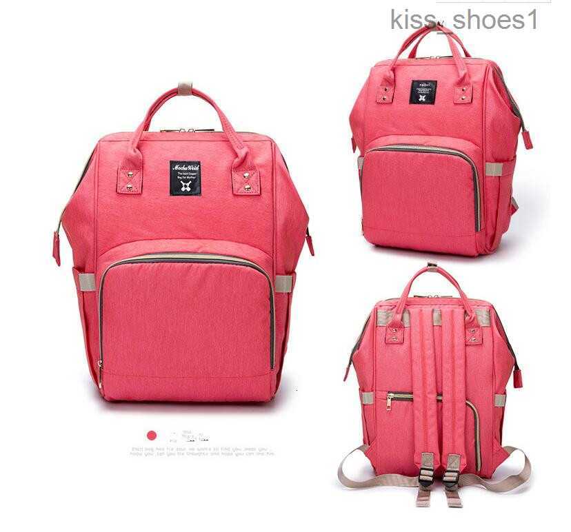 

New Multifunctional Baby Diaper Backpack Mommy Changing Bag interface Mummy Backpack Nappy Mother Maternity Backpacks Outdoor Bags, Red