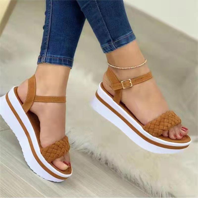 

Sandals Women Shoes 2023 Summer Peep Toe Women's Outdoor Woman Lightweight Fashion Non-Slip Zapatillas MujerSandals, Navy blue