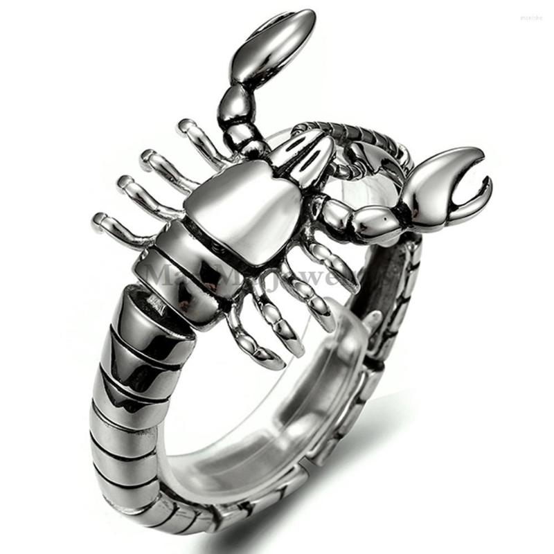 

Charm Bracelets Cool Jewelry Men's Pure Stainless Steel 3D Scorpion Animal Image Bracelet