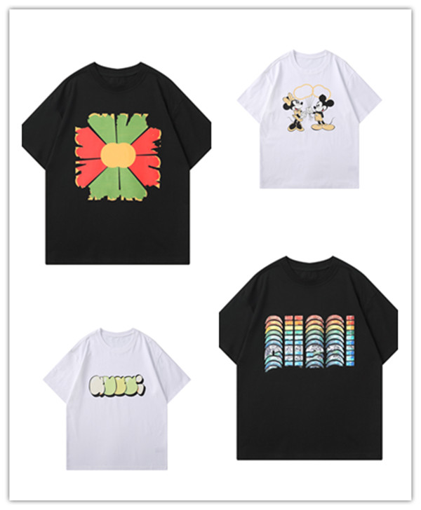 

2023 Newly listed Summer Italy brands cotton letter printing T shirts Fashion Mens Short Sleeve two G Graphic Customize Women brands Clothes Casual Cotton Tees tops, 18