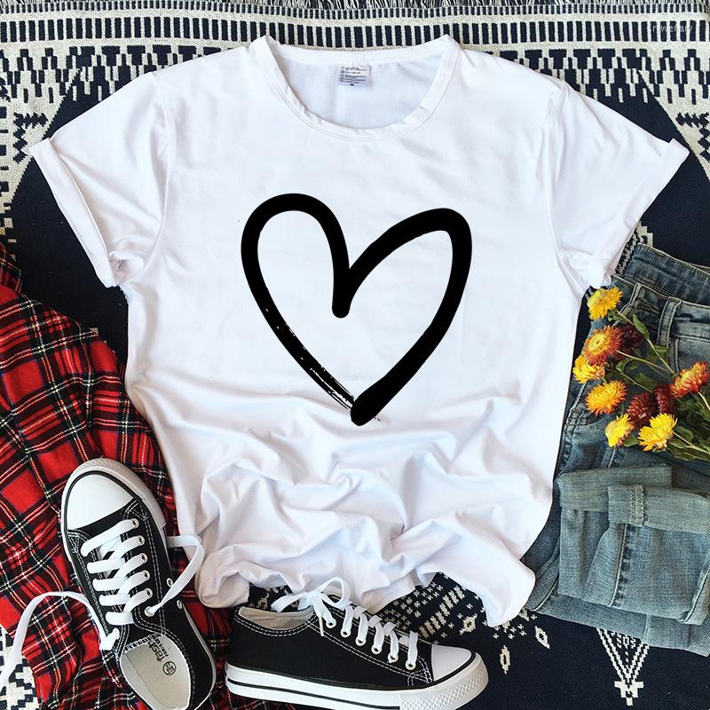 

Women's T Shirts Printed Tshirt Drop Tee Woman Summer Top Short Sleeve, Orange
