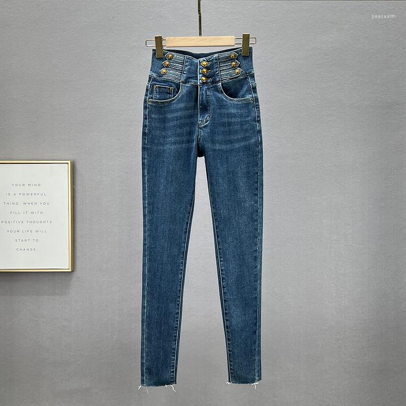 

Women's Jeans Skinny For Women 2023 Autumn Stretchy Denim Pants High Waist Versatile Pencil Female Casual Jean Trousers Mujer, Black