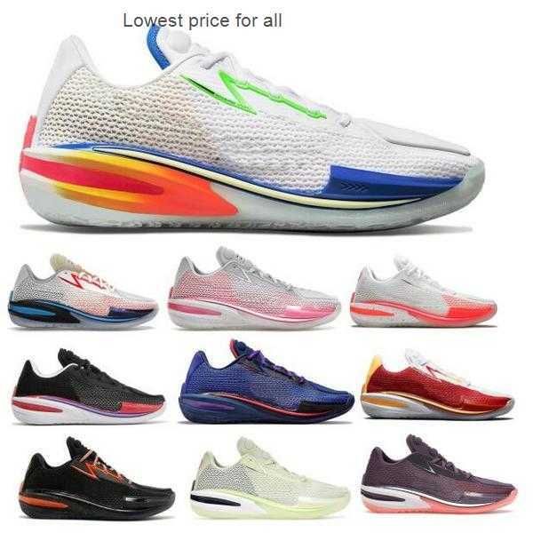 

Basketball Shoes Low Cut Grinch Ghost White Crimson Think Pink EYBL G.T. Cut Men's Sneakers Sneakers