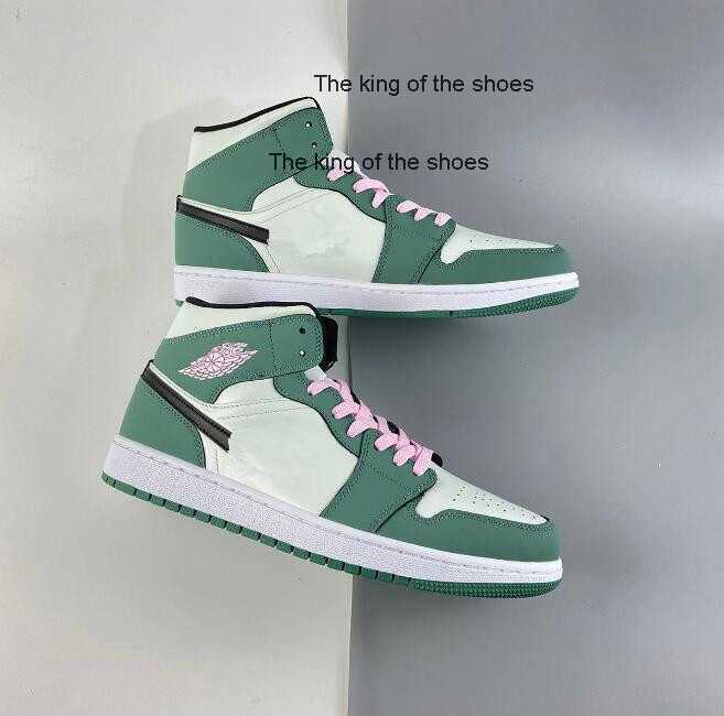 

2023 OG2023 OG Womens Jumpman 1s Mid SE Dutch Green Classic Basketball Shoes full-grain leather Trainer Grade School GYM Sports Shoes With Original Box