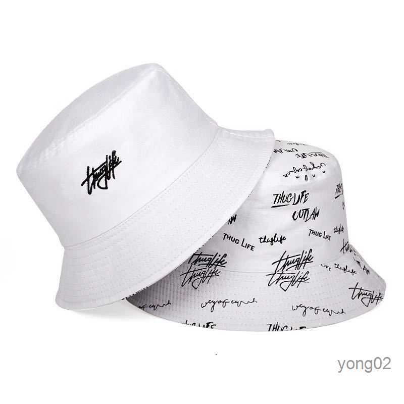 

All-match Casual Style Cotton Stingy Brim Hats for Couple Double-sided Wear Sunshade, Black