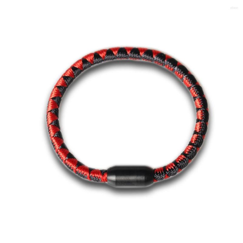

Bangle Mama Handmade Weave Woven Red&black Bracelet Jewelry Bohemia Ethnic Boho Women Men Jewellery Bracelets Gift For Him