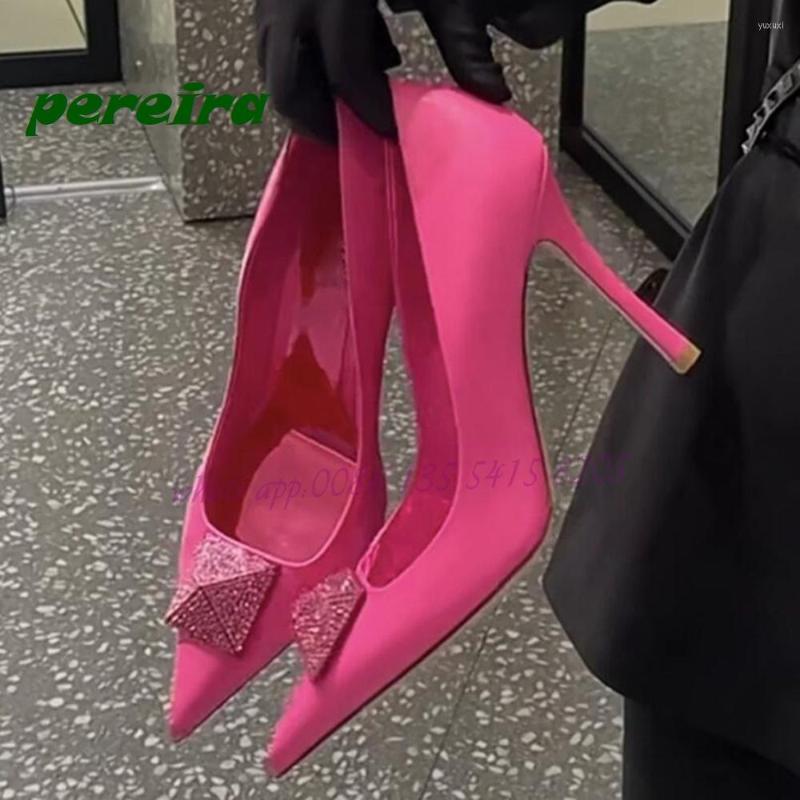 

Slippers Pink Rivet Pointed Toe Pumps Shallow Stiletto Heeled Solid Women's High Heels 2023 Luxury Party Wedding Shoes Summer Sexy, Pink 8 cm