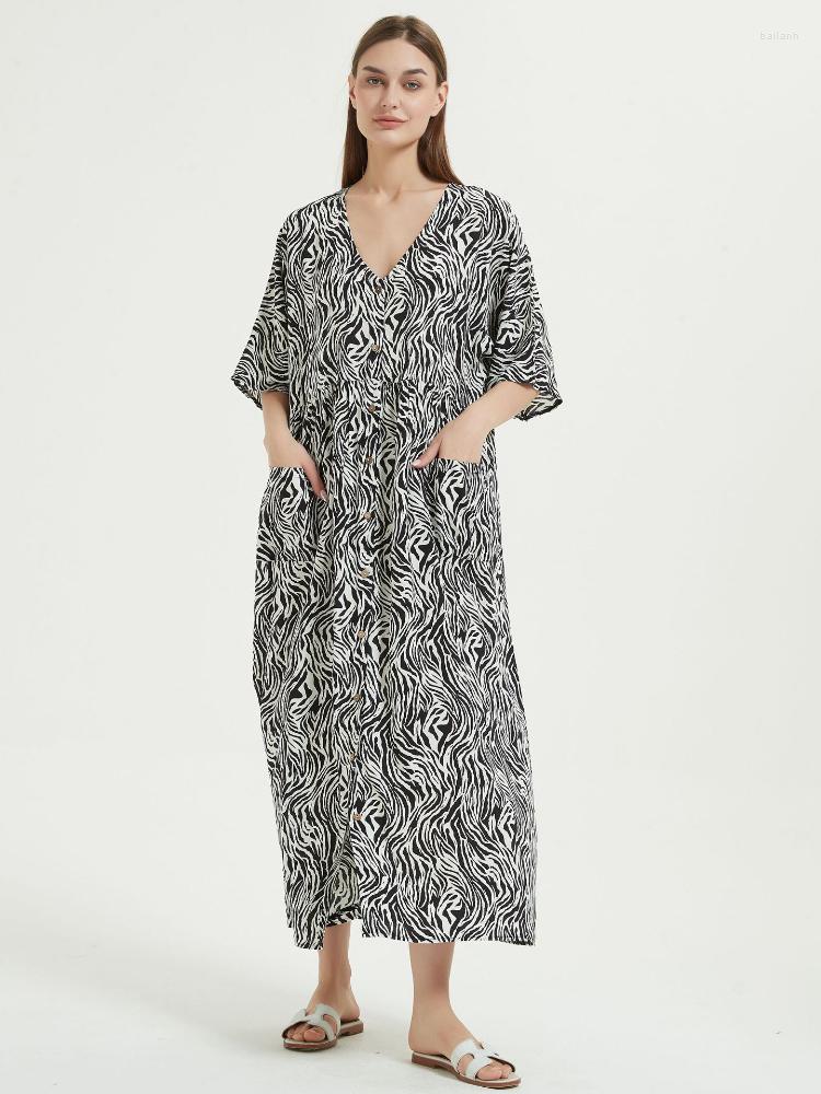 

Women's Swimwear Leopard Kaftans For Women Africa Printed Beach Dresses 2023 Trend Swimsuit Cover Ups Double Pockets Casual Robe Bathing, Army green