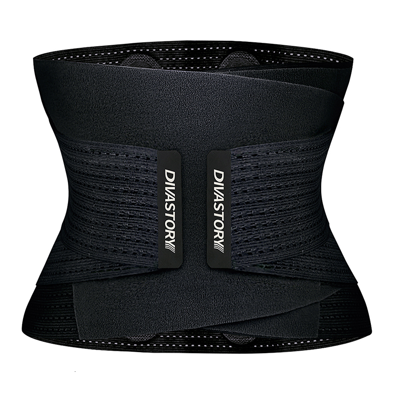 

Women's Shapers Burvogue Neoprene Sweat Waist Trainer Fitness Belt Thermo Body Shaper Trimmer Corset Waist Cincher Wrap Workout Slim Shapewear 230316, Grey