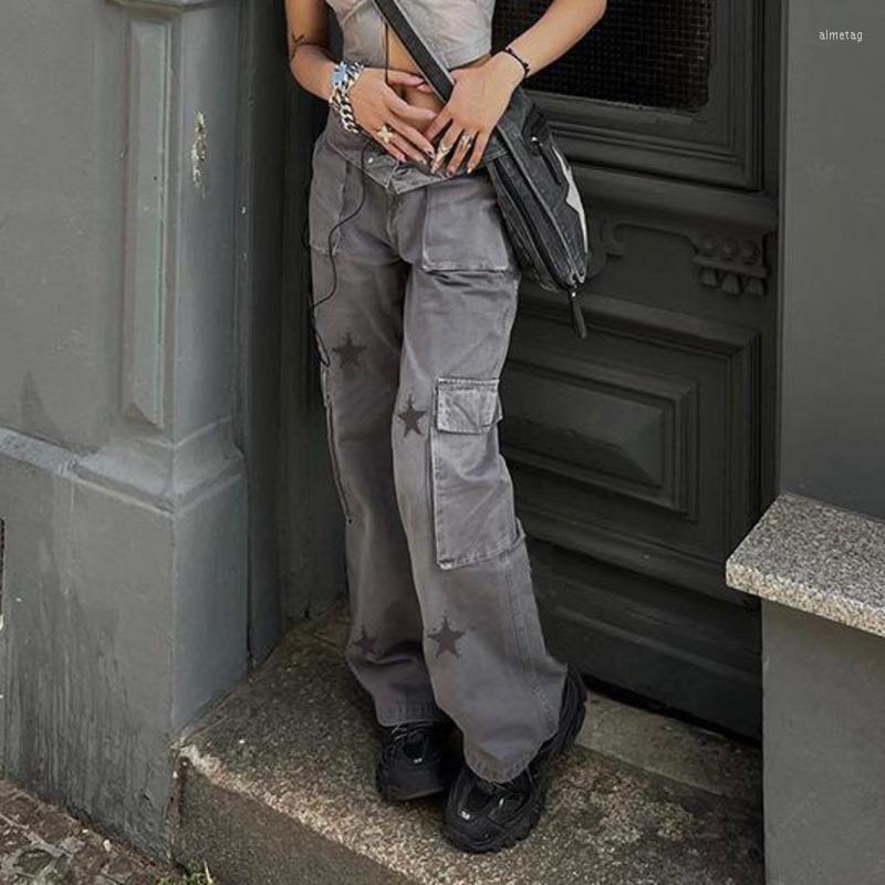 

Women' Jeans Women' Gray Star Y2K Low Rise Cargo Pants