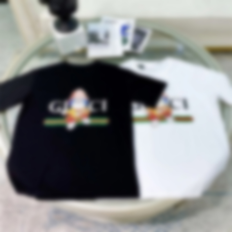 

Desinger Brand T-shirts Men Women High Quality 100% Cotton Clothings Hip Hop Top Tees Friends T shirt, Black2
