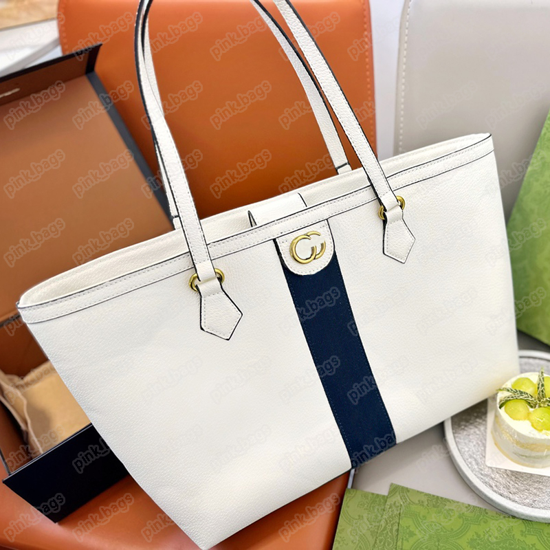 

Luxury Womens Shopping Bags Leather Woody Totes Designer Handbags Crossbody Shopper Shoulder Bag Purses Tote Woman Large Handbag 2303163BF, G#white