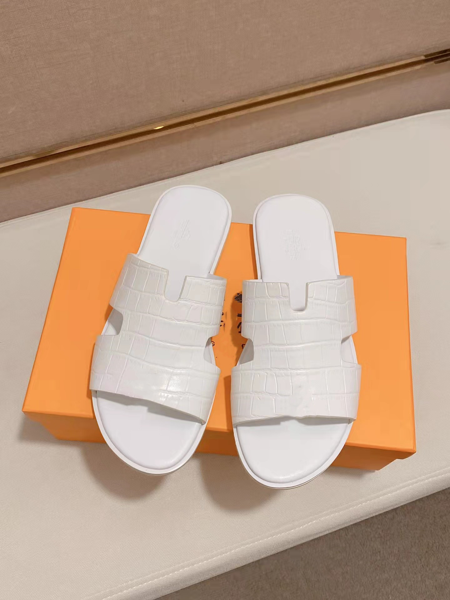 

23 Designer Summer Men Sandal Slipper Boys Fashion Paris Slides Heritage Calfskin CASUAL SHOE Sandals High Quality Izmir Flip Flop Man Large Size 38-46, 10