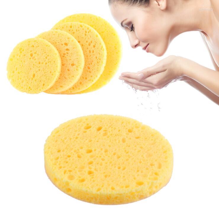 

Makeup Sponges Sponge Pulp Natural Wood Face Care Cleansing Cellulose Compress Cosmetic Puff Round Facial Washing Removing