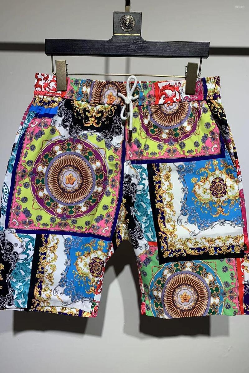 

Men's Shorts Ad0639 Fashion Men's Pants 2023 Runway Luxury European Design Party Style Clothing, Multi