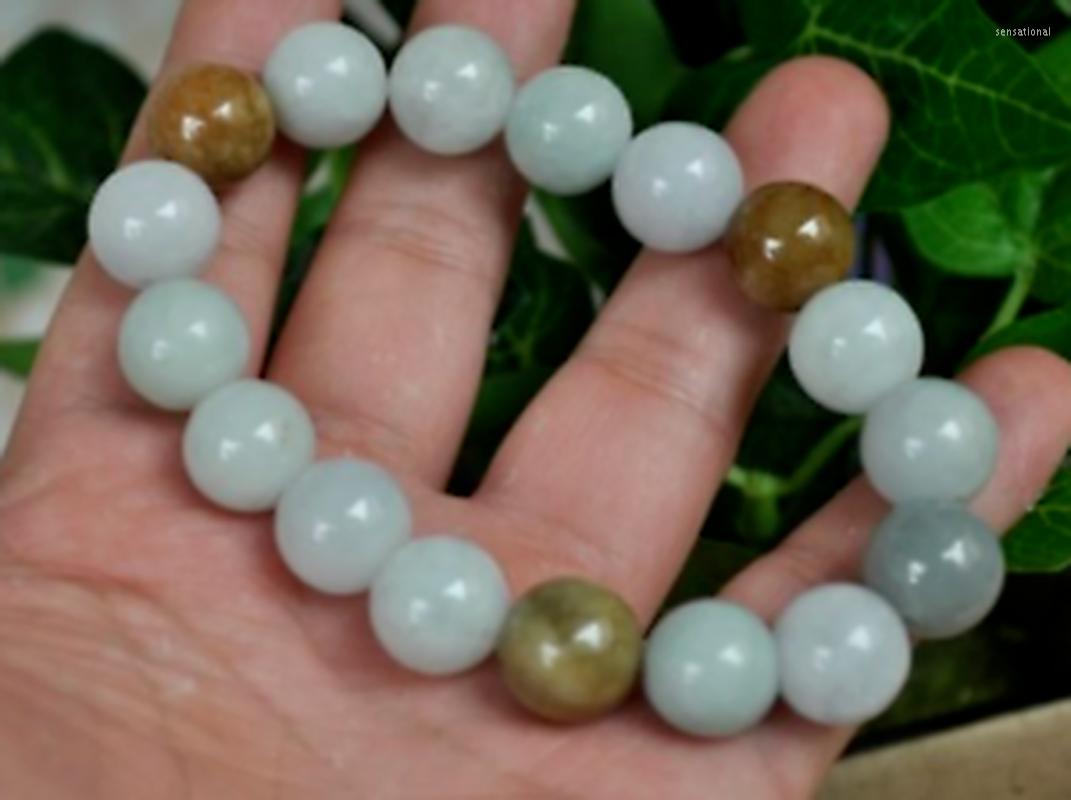 

Strand Natural A JADE JADEITE Bead Beads Bangle Bracelet 13mm