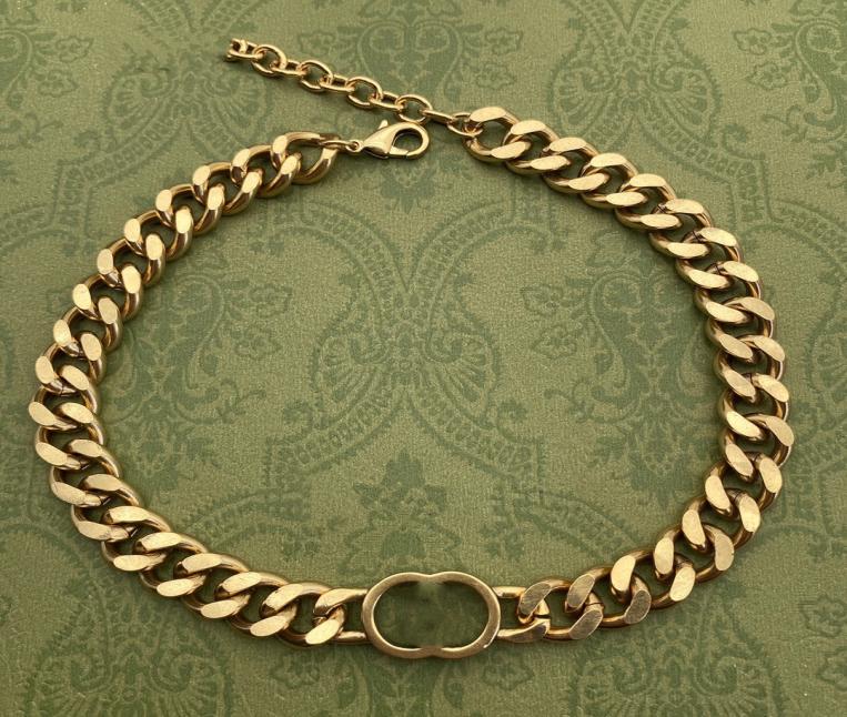 

Designer Necklaces Cuban Choker Necklace Collares Punk Vintage Chunky Thick Link Chain for Women New Year Jewelry Accessories doub6619556