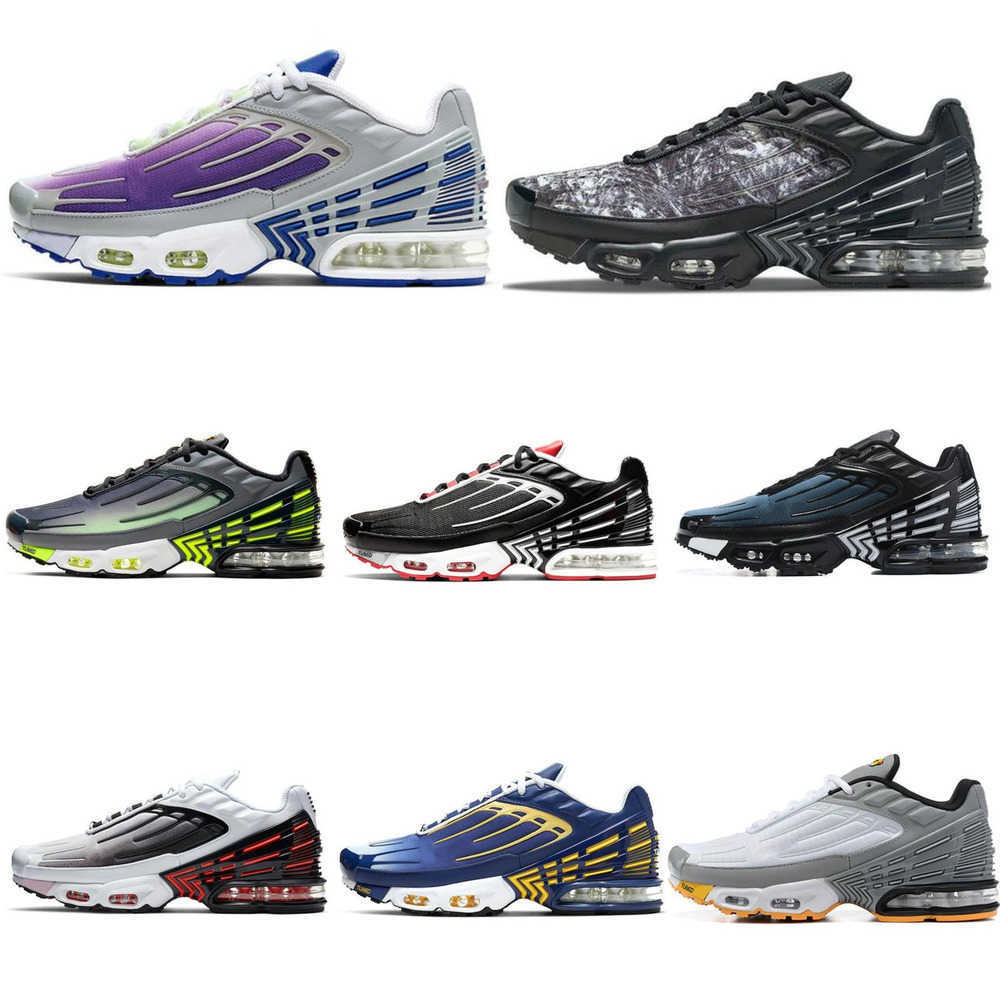 

Discount Tn Plus 3 Tuned Men Sports Shoes tns Laser Blue White Red Aquamarine Obsidian Hyper Violet Deep Parachute Ghost Green Triple Black