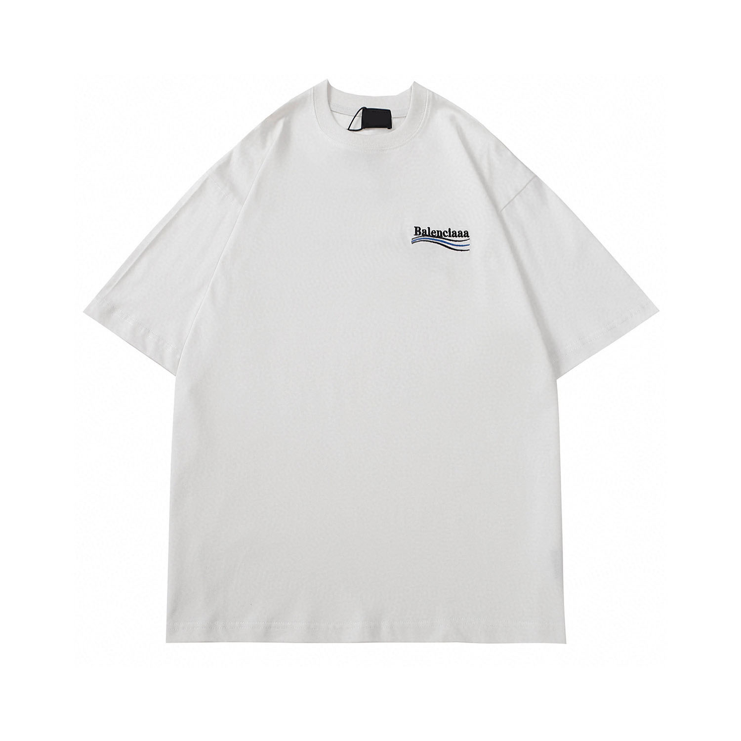 

Men's Plus Tees & Polos Round neck embroidered and printed polar style summer wear with street pure cotton 121s