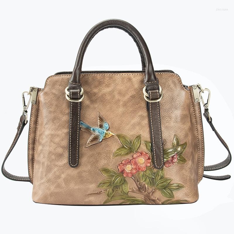 

Evening Bags Women Leather Handbags Top Handle Totes Shoulder Handbag Satchel Designer Purse Cross Body Bag For Lady, Vintage purple