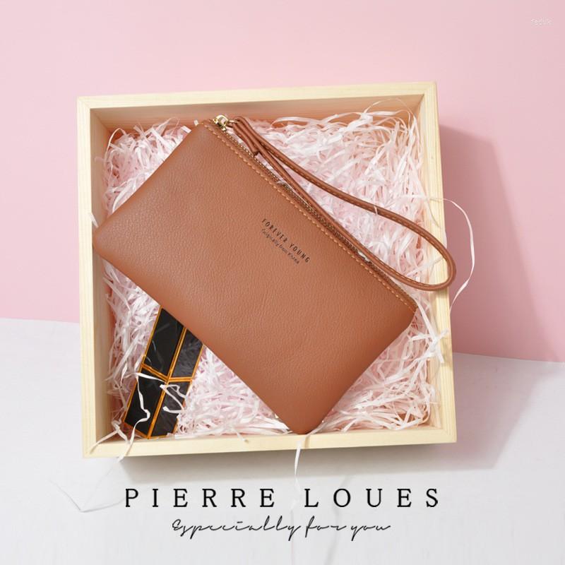 

Wallets Seagloca Women Purse Wallet Ladies Wristband Clutch Wristlets, Blue