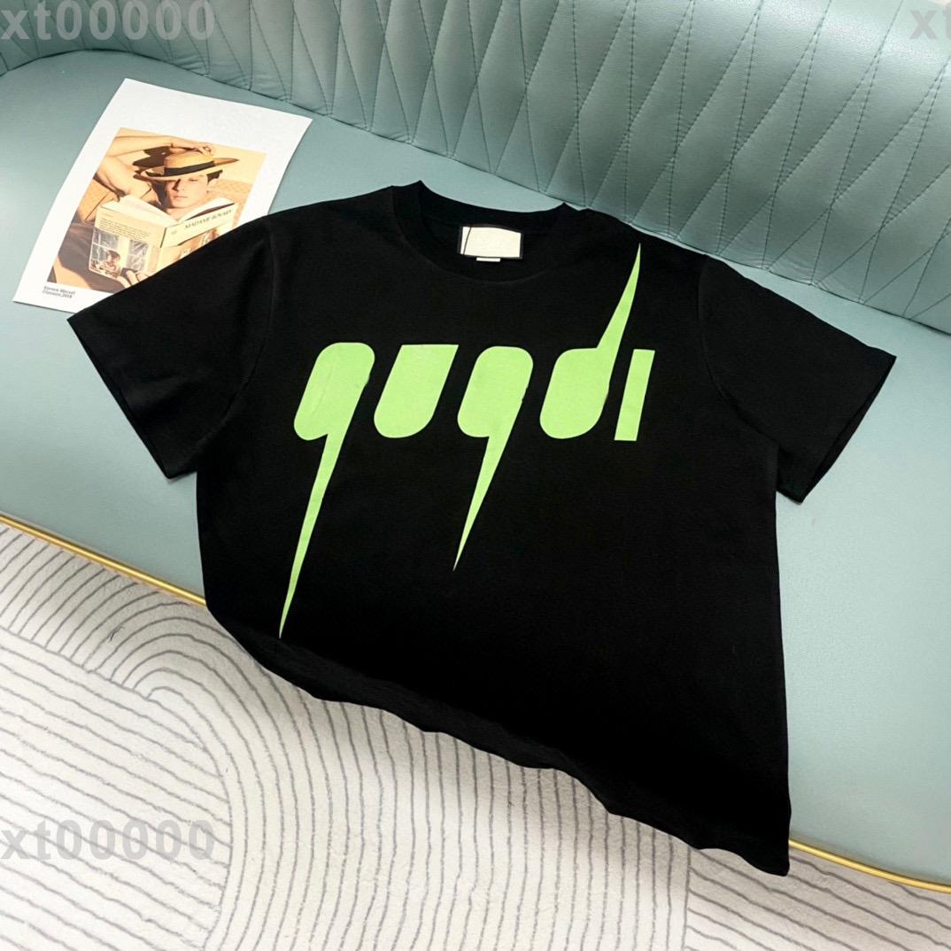 

Designer Letter Printed T Shirts Tee Fashion Sweatshirt High Street Short Sleeve Summer Casual T-Shirt Breathable Men Women Crew Neck Tees Dresses for Women 3-1, Black
