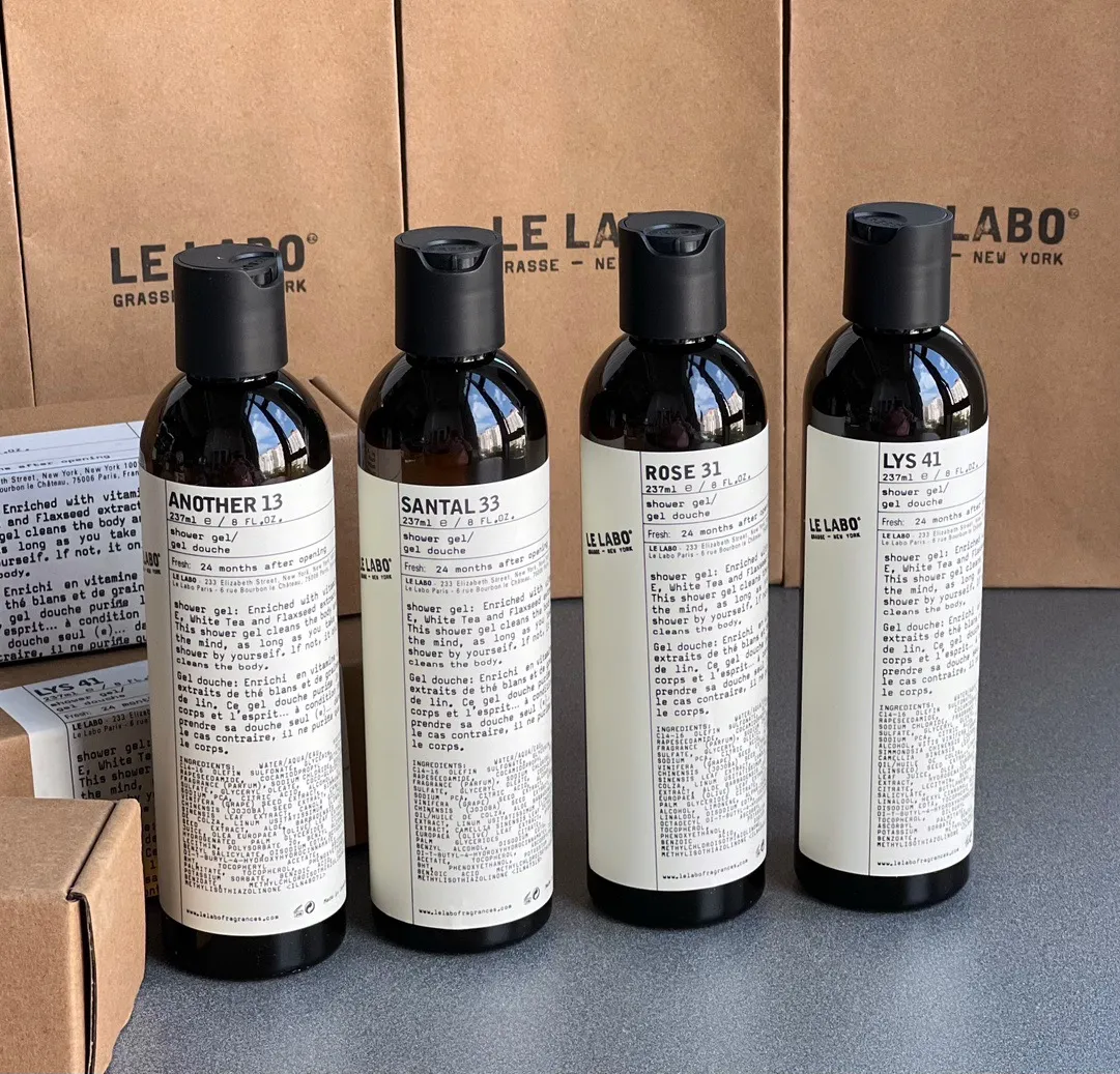 

Le Labo Shower Gel 237ml Santal 33 Rose 31 Another 13 Lys 41 Bath Full Body Quick Body Wash Moisturizing Cream Lotion 8fl.oz Fast Delivery
