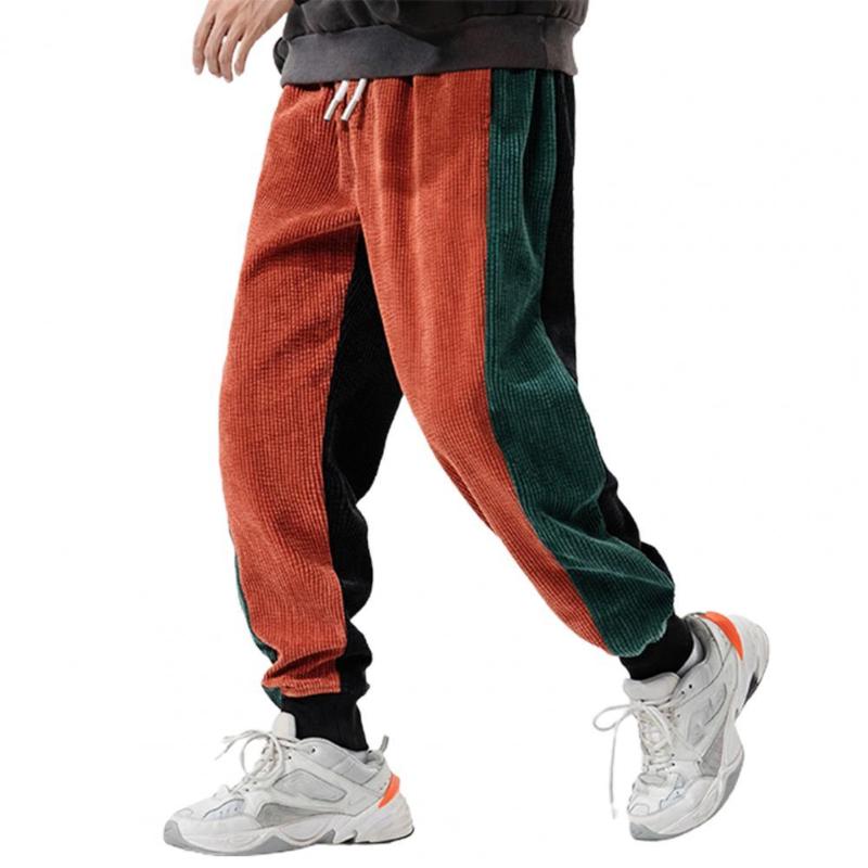 

Men's Pants Stylish Men Jogger All Match Male Sweatpants Fitness Winter 2023 Thicken Warm Casual Trousers, Black