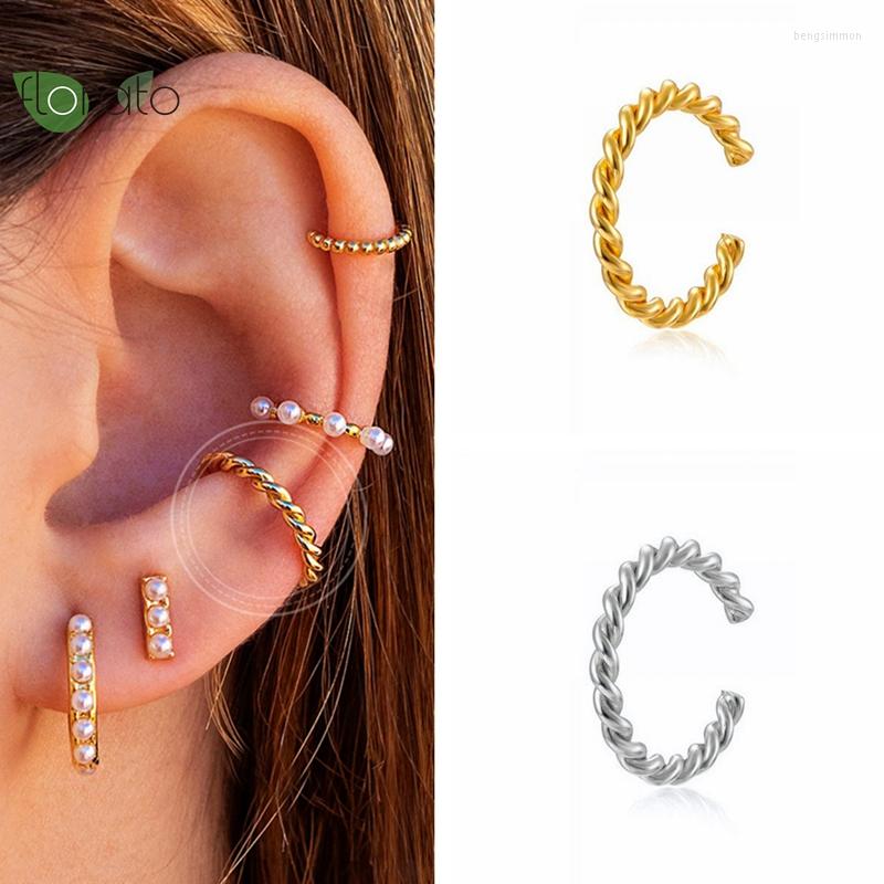 

Backs Earrings Punk Rock Gold Color Clip No Piercing Trendy Earcuffs Statement Cartilage For Women Party Jewelry Gifts