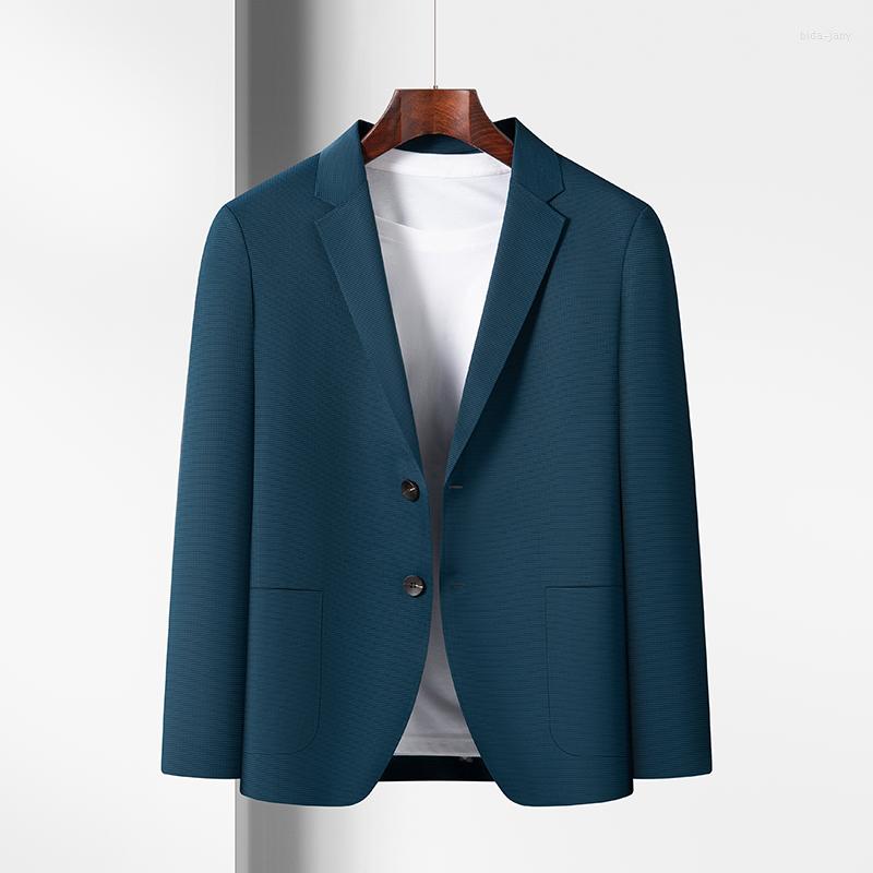 

Men's Suits Top Grade Men Classic Smart Casual Blazers 2023 Spring And Autumn Arrivals Fashion Slim Fit Brand Clothhing, Blue