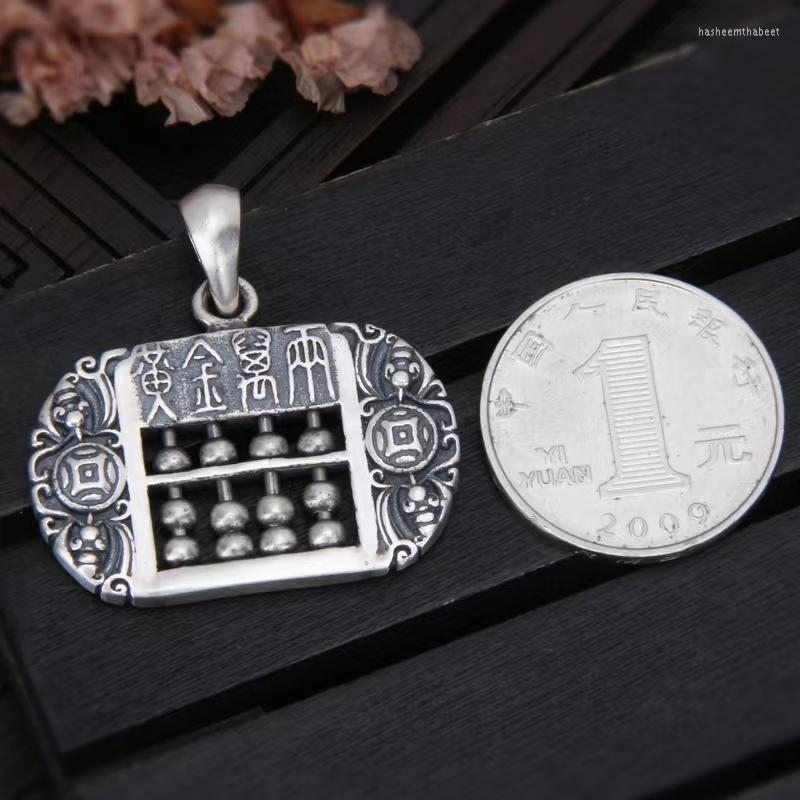 

Pendant Necklaces TR Trendy Handmade Wishful Abacus Female Retro Chinese Style Fashion Creative Accessories
