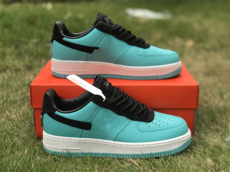 

1837 reverse Tiffany Basketball Shoes AF 1 Co x Tiffany Sky Blue university black OG Designer Sneakers With Original Box