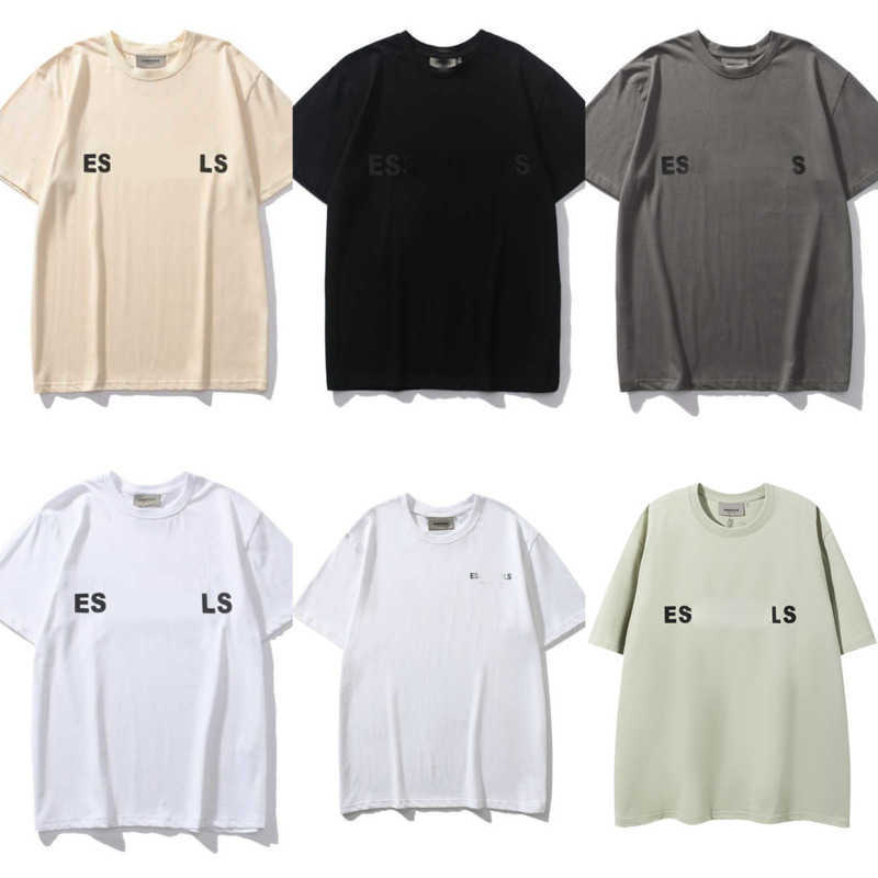 

Summer Casual Mens And Womens T-shirt Luxlury Designer Tops Classic Letter Printed Short Sleeve Pullover Tee, Fg-6black