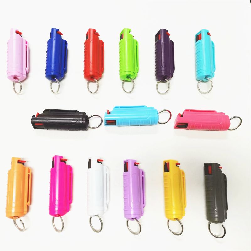 

15 Colors 20ml Defenses Keychain Self- defense Products Wolf Self Defenses Key chain For Female Outdoor Self-defense Tools