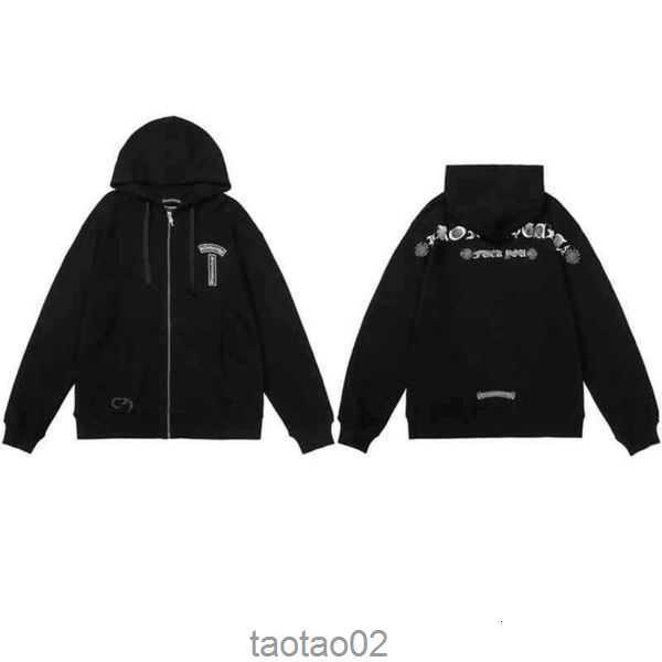 

Men's Hoodies Sweatshirts Classic Luxury Jackets Fashion Brand Ch Zipper Men Pullover Hooded Sanskrit Loose Jac S10d9n